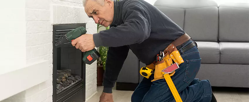 New Indoor Fireplace Installation in Calverton, Maryland