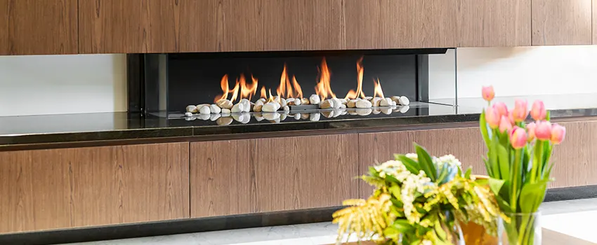 Double-height Fireplace Design Refurbishment in Calverton, Maryland